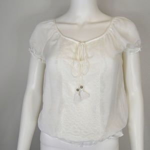 Candie's White Blouse